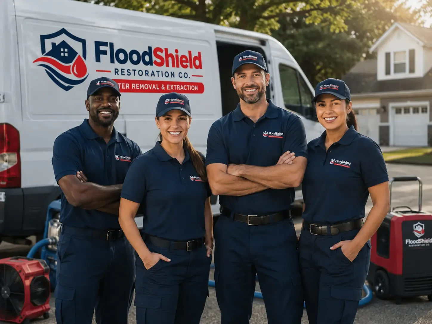 Flood Damage Restoration company in Noble, LA